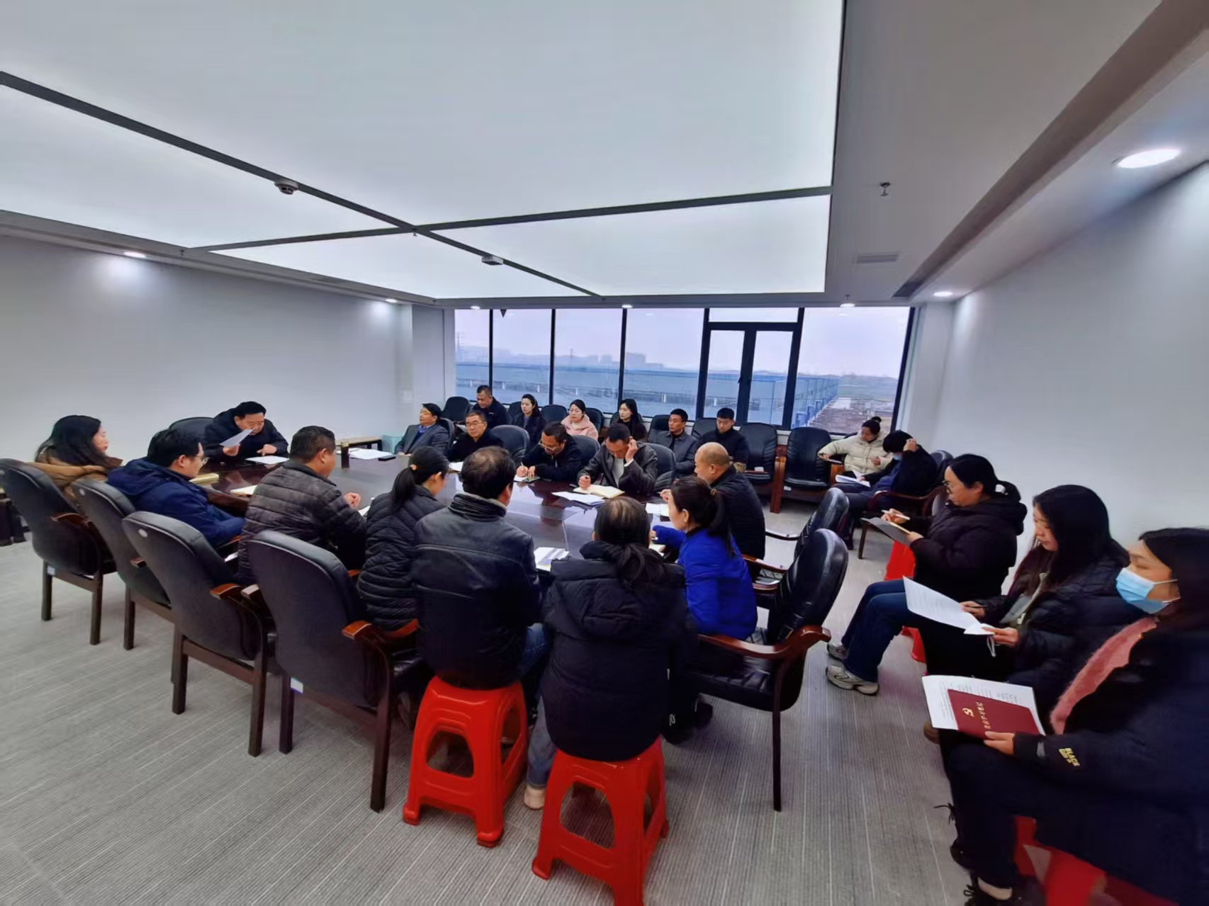 市结防院组织召开 新任中层干部任前集体谈